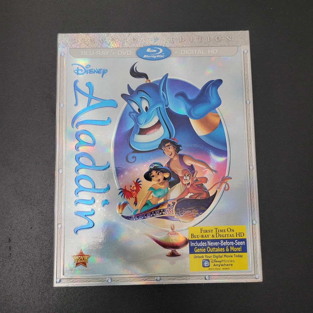 Aladdin (Blu-ray/DVD, 2015,‎ 2-Disc Set, Diamond Edition)